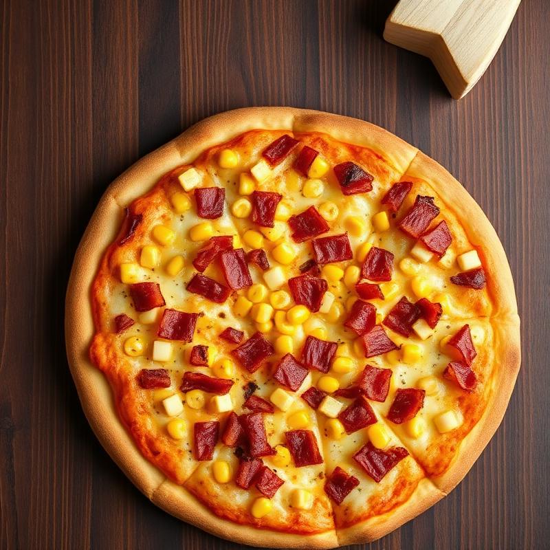 Pizza sabor Milho com Bacon
